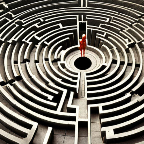 Home 7 Image Prompt 1: The Digital Labyrinth of Exposed Data**